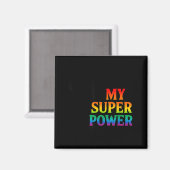 My Super Wer Faith Pride Jesus Christian Insration Magnet (Vorderseite/Rückseite)