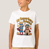 My Superhero Sidekick Halloween Kids Tee (Vorderseite)