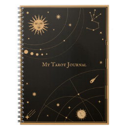 My Tarot Journal - Mystischer Rahmen von Sun & Moo Notizblock