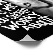 My Tbull Is Harmless Quote Dog Items Owner Small Poster (Ecke)