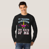 My Teacher Survived 100 Days of Me 100th Day of S T-Shirt (Vorne ganz)