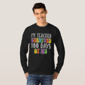 my teacher survived 100 days of me T-Shirt (Vorne ganz)