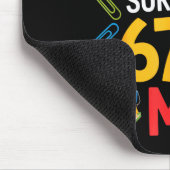 My Teacher Survived 67 Days Of Me Teacher Apprecia Mousepad (Ecke)