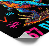 My Teacher Survived 67 Days Of School 67 Meme Dino Poster (Ecke)