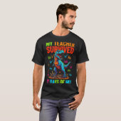 My Teacher Survived 67 Days Of School 67 Meme Dino T-Shirt (Vorne ganz)