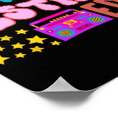 My Testing Ära School Lehrer Student Groovy Test Poster (Ecke)