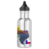My Texas - Illustrated map outline - personalize Edelstahlflasche (Rechts)