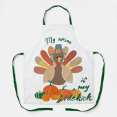 My Thanksgiving Buddy Schürze (Vorderseite)