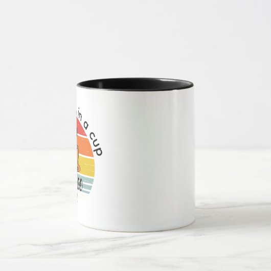 My Therapy in A Cup Coffee Mug Customizable Design Tasse (Zentrum)