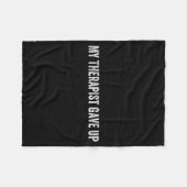 My Therast Gave Up Fleecedecke (Vorderseite (Horizontal))