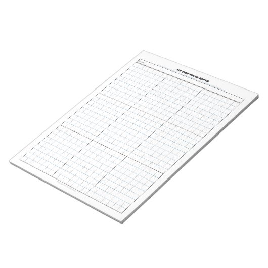 My Tidy Match Paper Notepad Notizblock (angewinkelt)