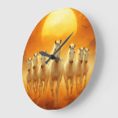  My Time Is Powerful. Große Wanduhr (Winkel)