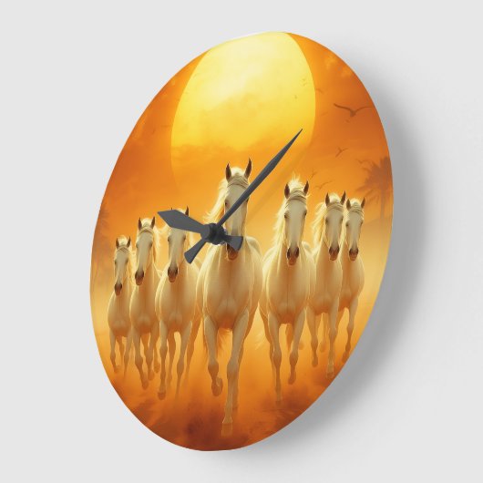 My Time Is Powerful. Große Wanduhr (Winkel)