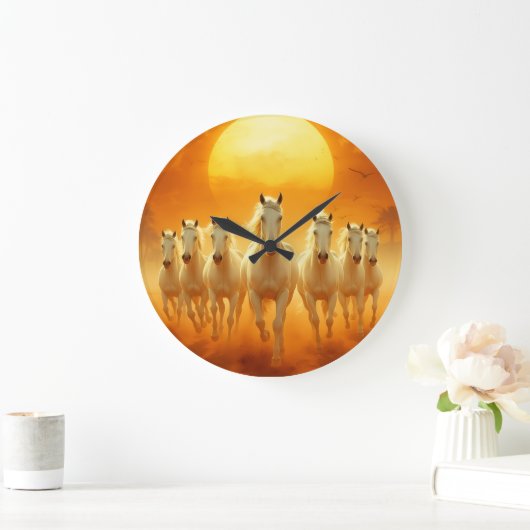 My Time Is Powerful. Große Wanduhr (Zuhause)