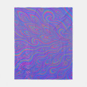 My Time, My Relaxation - Psychedelic Throw Blanke Fleecedecke (Vorderseite)