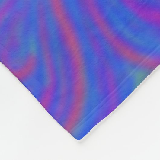 My Time, My Relaxation - Psychedelic Throw Blanke Fleecedecke (Ecke)