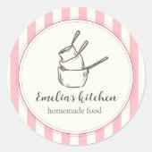 My tiny kitchen logo Sticker (Vorderseite)