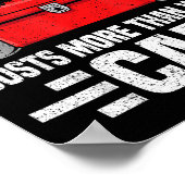 My Toolbox Costs More Than Your Car Funny Auto Mec Poster (Ecke)