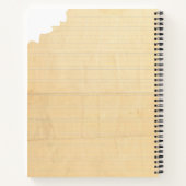 My Toy Fox Terrier Ate Meine Hausaufgaben Notizbuch (Rückseite)