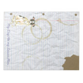 My Toy Fox Terrier Ate my Lessingplan Notizblock (Vorderseite)