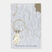 My Toy Fox Terrier Ate my Lessingplan Post-it Klebezettel (Vorderseite)