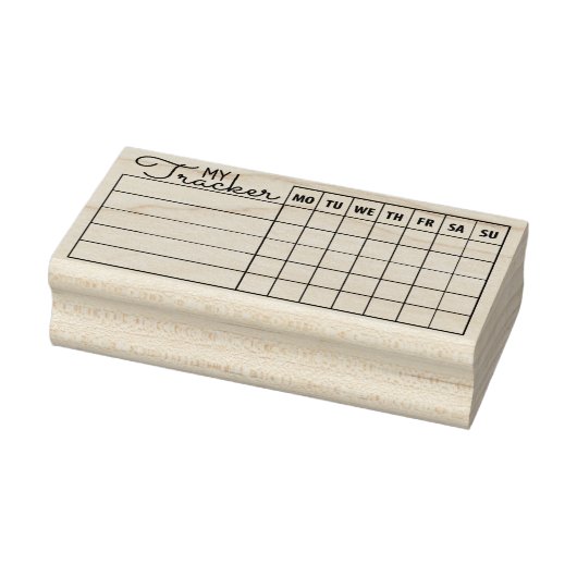 My Tracker Journal Gummistempel (Stempel)