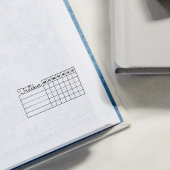 My Tracker Journal Gummistempel