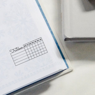 My Tracker Journal Gummistempel