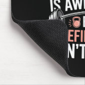 My Trainer Is Awesome But Definitely Can't Count  Mousepad (Ecke)