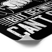 My Trainer Is Awesome But Definitely Can't Count Poster (Ecke)