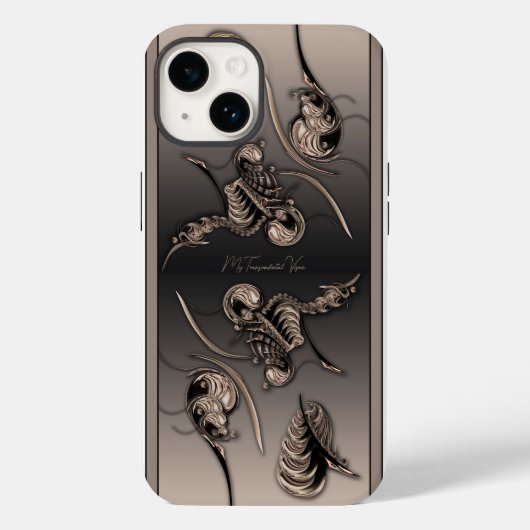 "My Transcendental Vision", iPhone 14 Case (Rückseite)