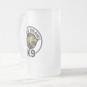 My Treats My House Beer Mug Mattglas Bierglas (Vorderseite Links)