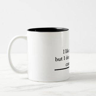 My true self zweifarbige tasse