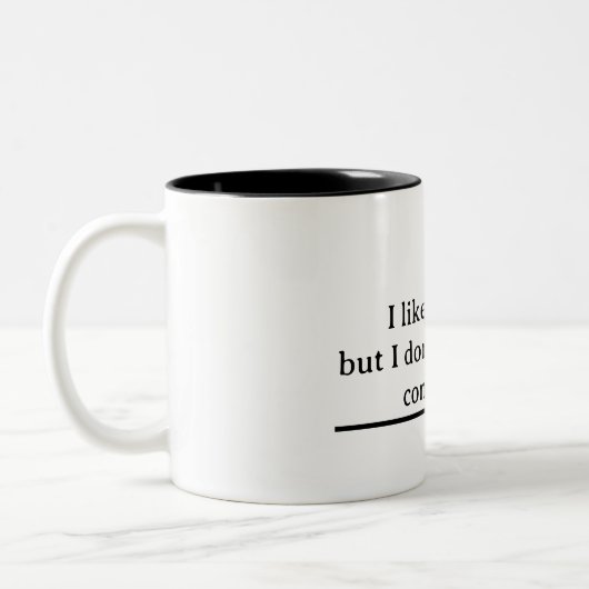 My true self zweifarbige tasse (Links)
