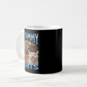 My Tummy Hurts Funny Cat Meme Bootleg Graphic Kaffeetasse (Vorderseite Links)