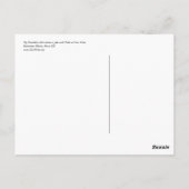 My Turbulent Miss with Taba Postcard Postkarte (Rückseite)