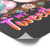 My Tweetheart Forever Valentines Day Love Couple B Poster (Ecke)