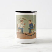 My Two Cents Zweifarbige Tasse (Mittel)