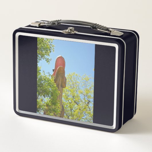 My Tyrannosaurs Rex Metall Brotdose (Vorderseite)