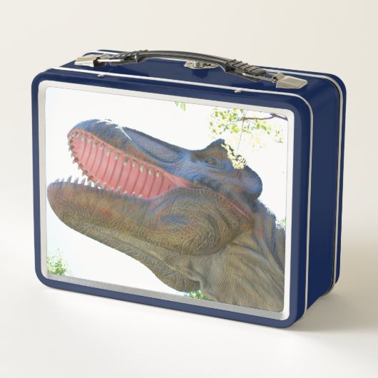 My Tyrannosaurs Rex T-Rex Metall Brotdose (Rückseite)