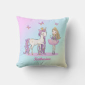 "My Unicorn" Gold Sparkle Kissen (Vorderseite)