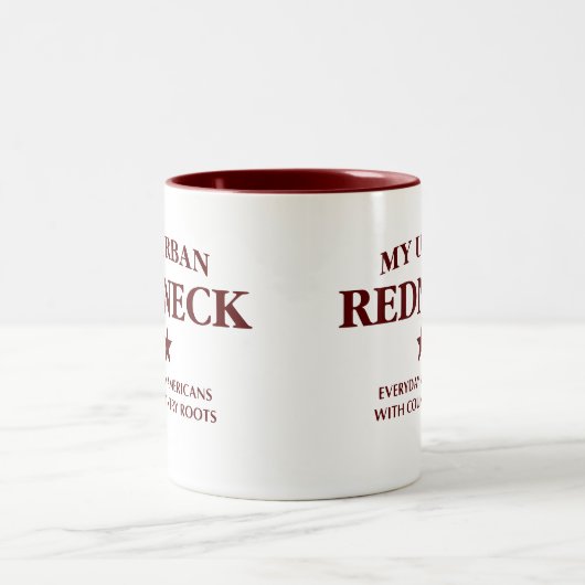 My Urban Redneck Mug Zweifarbige Tasse (Mittel)
