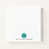 My Vacation Erinnerungen Notebook Notizblock (Rückseite)