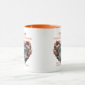 My Valentine has a V-Twin, Biker style Tasse (Zentrum)