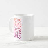 My Valentine Has Paws  Kaffeetasse (Vorderseite Links)