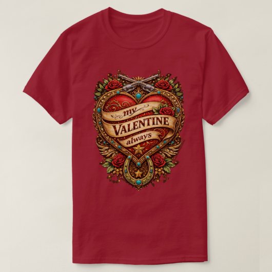 My valentine T-Shirt (Design vorne)