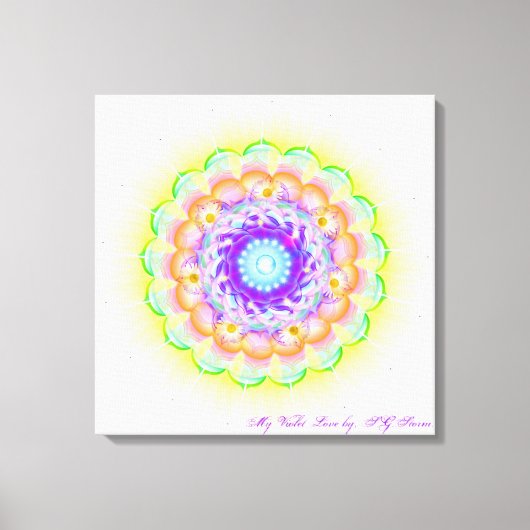 My Violet Love Leinwanddruck (Vorderseite)