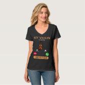 My Violin Is Calling I Must Go  Violinist Violin P T-Shirt (Vorderseite Vollansicht)