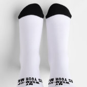 My warm-up is your max Funny Gym Socken (Oben)