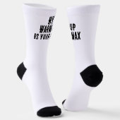 My warm-up is your max Funny Gym Socken (Gewinkelt)